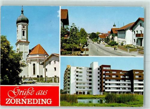 Zorneding Kirche St. Martin Hochhäuser