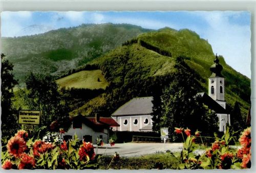 Unterwössen Kirche Ortsschild Unterwössen