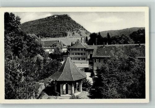 Bad Ditzenbach Ortsansicht mit Mineralquelle