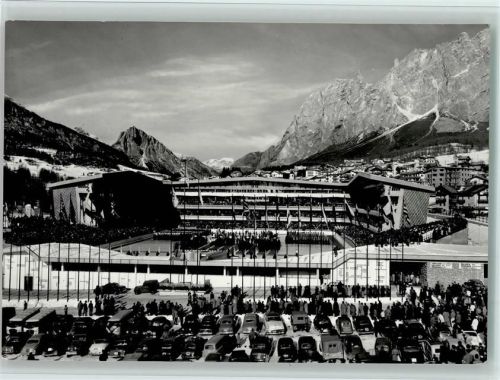 Cortina d'Ampezzo Olympia Stadion del Ghiaccio , gute Erhaltung AK