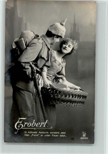 Serie 3547-4 Erobert - Soldatenliebe - gute erhaltung