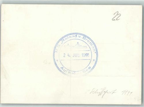 MS Roland v. Bremen 24. Juli 1968