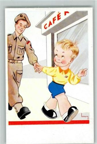 Belgien - Nr. 325 - Comic Kinder u. Soldaten