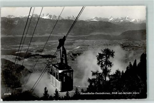 Ossiachersee Kanzelbahn Seilbahn Gondel Julische Alpen