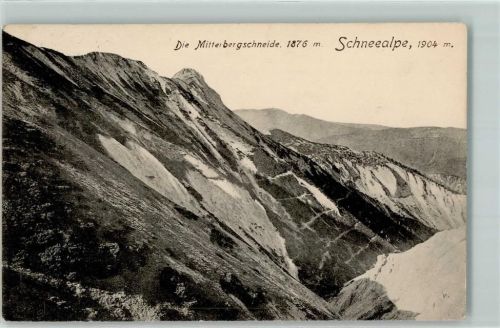 Spital Die Mitterbergschneide Schneealpe