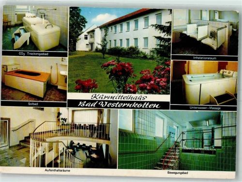 Bad Westernkotten Kurmittelhaus Solbad Unterwasser Massage Inhalationsraum Aufenthaltsräume Bewegungsbad