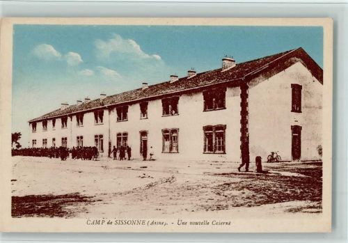 Sissonne Une nouvelle Caserne, 1940 gute Erhaltung