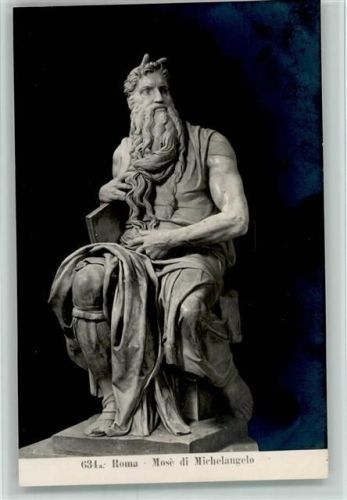 Mose di Michelangelo Nr. 631 - AK Antike