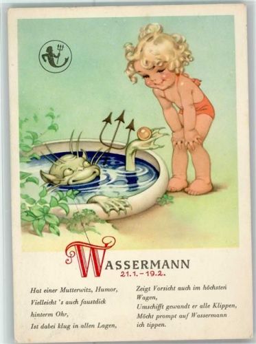 Wassermann - painted in US Zone Germany