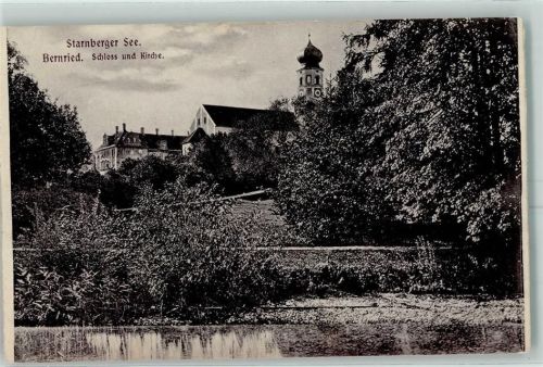 Bernried 1908 St. Martinskirche Schloß