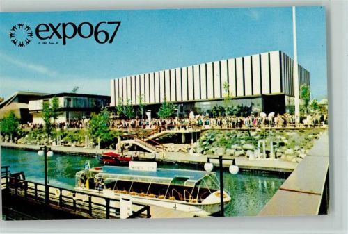 Ausstellung - Expo 1967 - Pavillon Tschecheslovakei, sehr gute Erhaltung AK