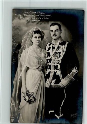 Nr. 4100 CL + Co Verlag -Prinz Ernst August und Victoria Vermählung AK Gute Erhaltung
