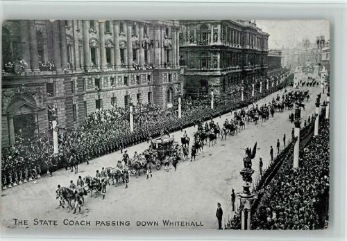 The State Coach passing Down Wihitehall