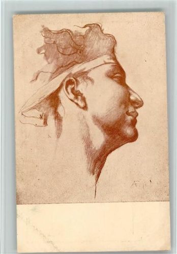1918 Nr. 125 - Feuerbach - Der Alcibiadeskopf