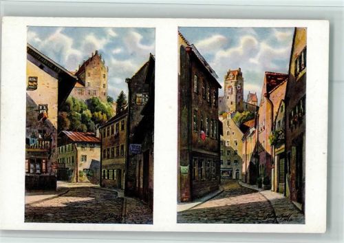 Füssen Strassenbilder v. V. Marschall - Bodenseeverlag Nr. 811 AK Gute Erhaltung