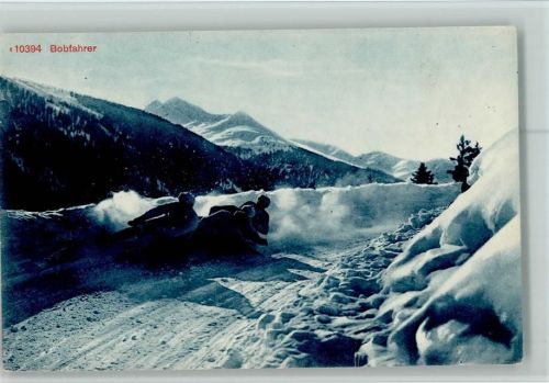 Photoglob x102394 Bobfahrer AK Gute Erhaltung
