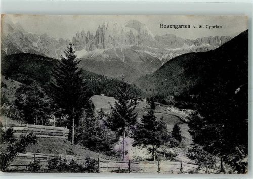 Dolomiten Rosengarten v. St. Cyprian