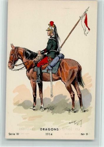 Künstlerkarten sign Toussaint - Les Editions Militaires Illustrees, Serie III Nr. 9, sehr gute Erhaltung