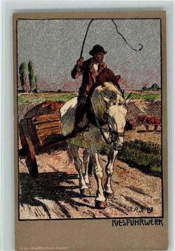 Kiesfuhrwerk 1900 AK