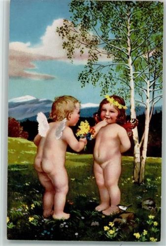 Delila Nr. 2151 - nackte Engel oder Elfenkinder , Erhaltung I