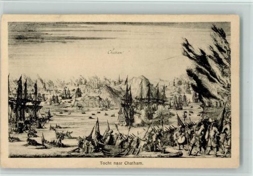 Englisch-niederländischer Krieg 1665 - Schlacht , Überfall in Medway , Niederländische Flotte - Tocht naar Chatham - Seegefecht