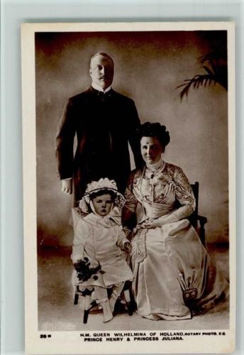 Queen Wilhelmina u. Familie - Rotary Photo 26, gute Erhaltung