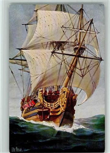 Segelschiff Nr. 13 Hamburger Konvoischiff Esperanza , gute Erhaltung