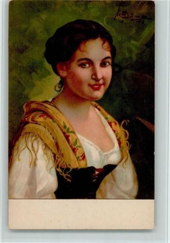 Brabant 1572 - sehr gute Erhaltung - Frau in Tracht