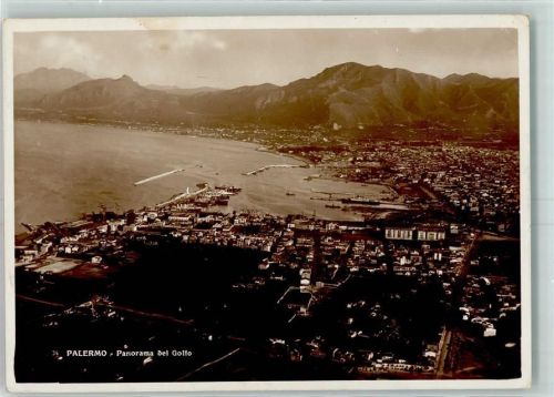 Palermo Fliegeraufnahme Panorama del Golfo