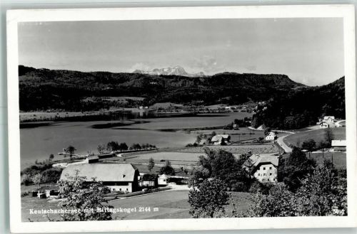 Keutschach Keutschachersee mit Mittagskogel