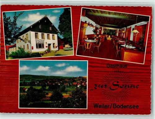 Weiler Gasthuas Zur Sonne Innenaufnahme Ortsansicht
