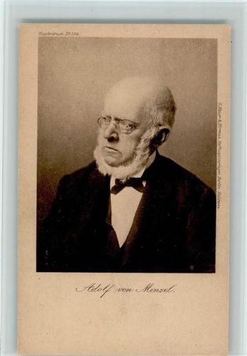 Adolf von Menzel, gute Erhaltung AK