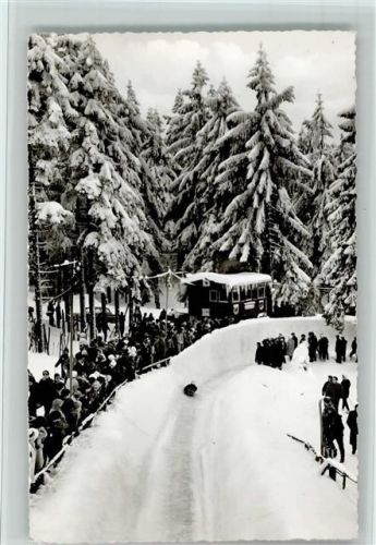 Hahnenklee 1966 Schlittenbahn - gute Erhaltung AK