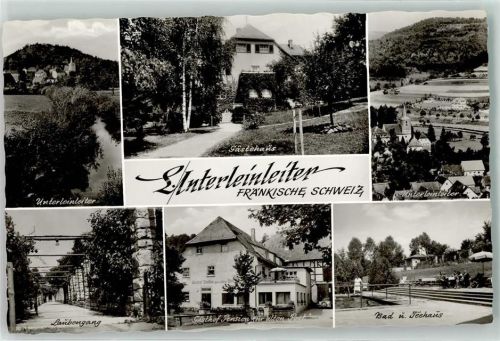 Unterleinleiter Unterleinleiter Gästehaus Laubengang Gasthaus Zur alten Post Bad Teehaus