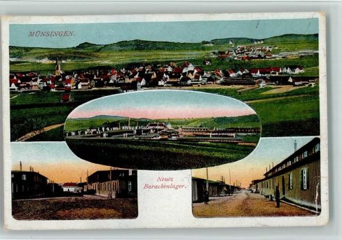 Münsingen 1918 Mehrfachbilder AK