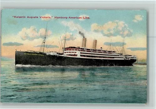 Hamburg-Amerika-Linie - Kaiserin Auguste Victoria AK Gute Erhaltung