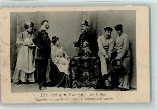 Burlesken Schauspiel Ensemble "Die lustgen Sachsen" AK