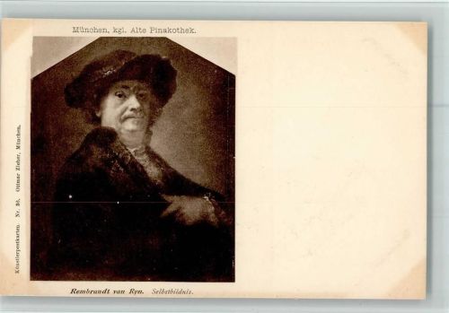 1900 Rembrandt - Selbstbildnis