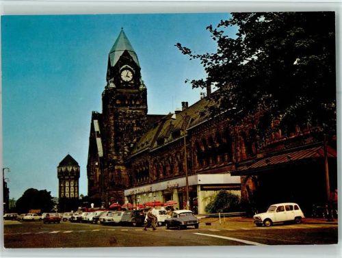 Metz La Gare Centrale ca 1975 AK
