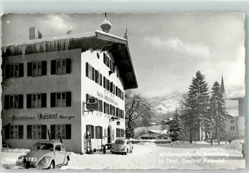 Kirchberg Winter Gasthaus Kalswirt VW Käfer