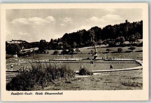 Saalfeld Schwimmbad Sprungturm