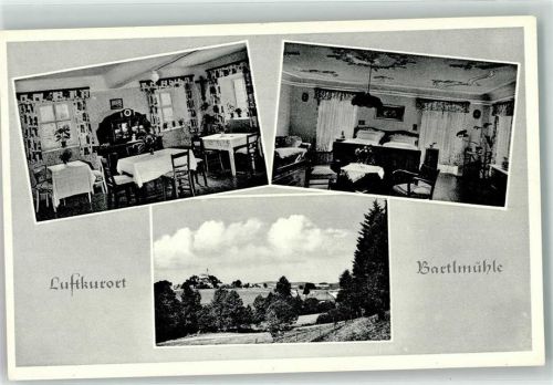 Bartlmühle Pension Bauer Stube Fremdenzimmer