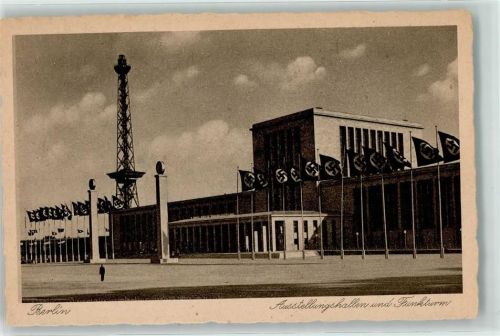 Westend Ausstellungshallen und Funkturm Fahnen Serie Spezial Nr 709