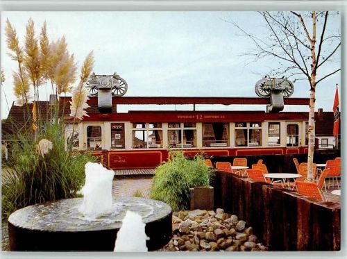 Wuppertal Schwebebahnwagen von 1900 Springbrunnen