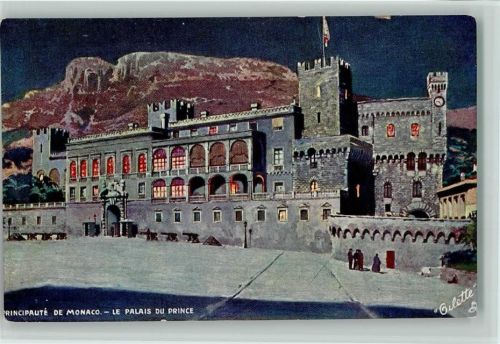 Monte Carlo 1910 - 1920 Le Palais du Prince Raphael Tuck Serie 763 Nr. 18