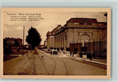 Tervuren 1925 Chaussee de Louvain - museum du Congo Belge