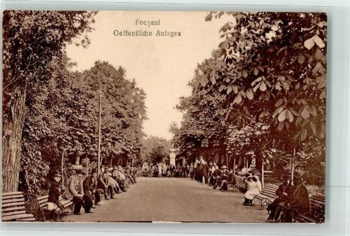 Focsani 1918 Öffentliche Anlagen
