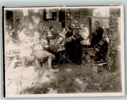01468 O8105 Moritzburg Privatfoto KEINE AK Musikkapelle