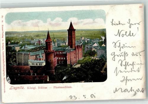 Liegnitz 1901 Königliches Schloss Piastenschloss