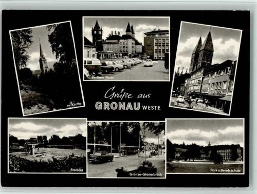 Gronau St. Antonius Kirche Park- u. Berufsschule Freibad